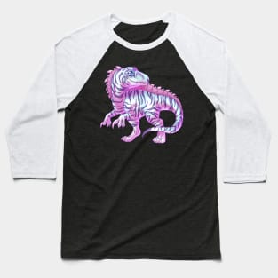 Pastel Acrocanthosaurus Baseball T-Shirt